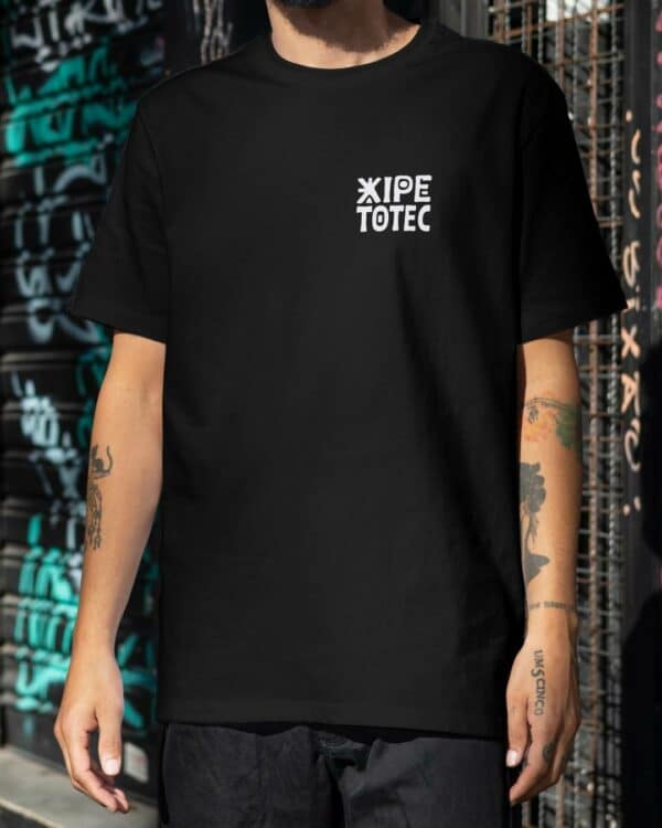 Maya t shirt : Xipe Totec multicolore – Image 6