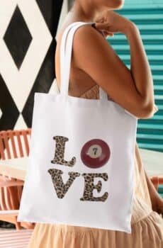 Sac Y2K : tote bag léopard