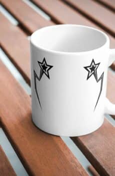 Y2K theme : mug étoiles