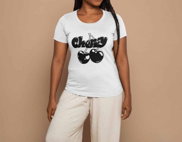 Y2K t shirt : cherry – Image 3