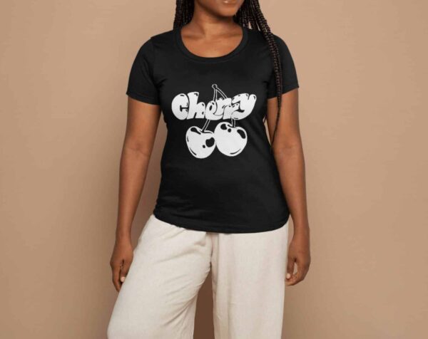 Y2K t shirt : cherry – Image 4