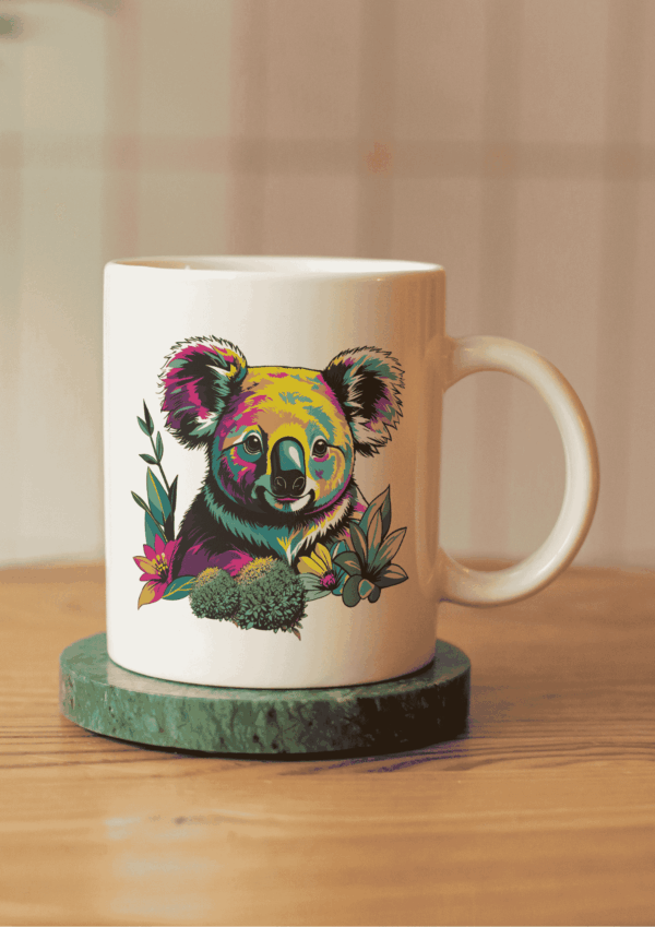 Pop art mug : koala