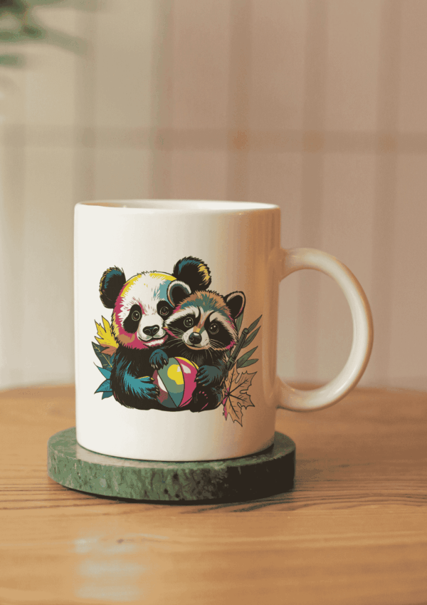 Tasse pop art : panda