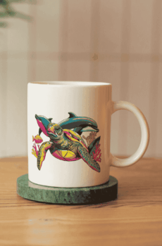Pop art animal : mug animaux marins