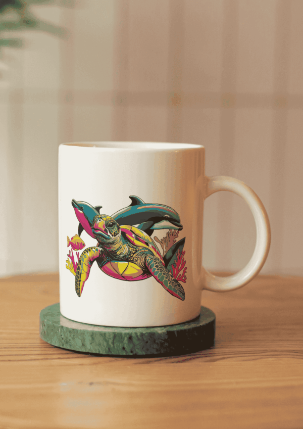 Pop art animal : mug animaux marins
