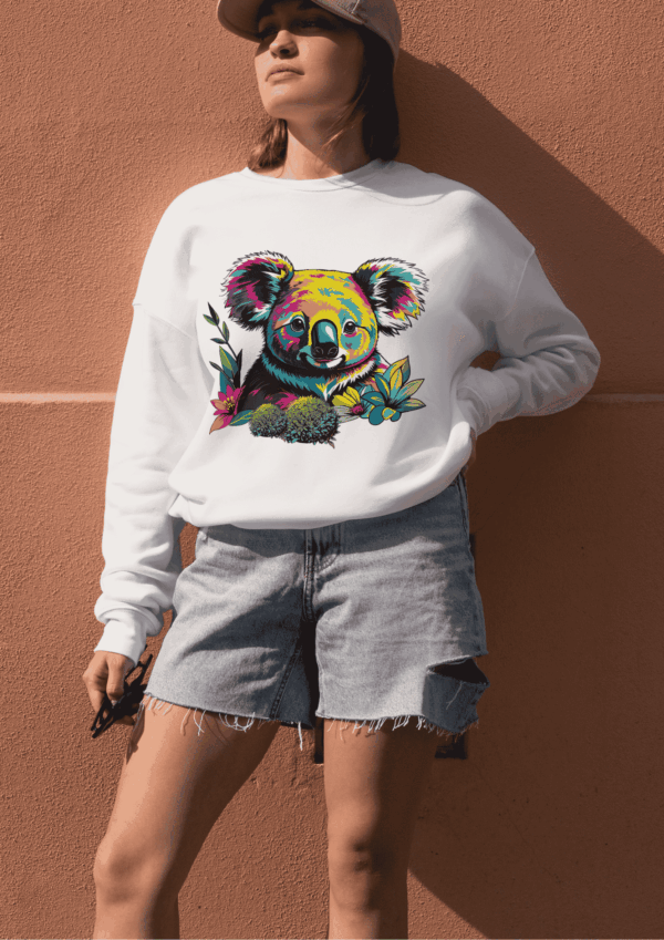 Pop art dessin : pull koala – Image 2