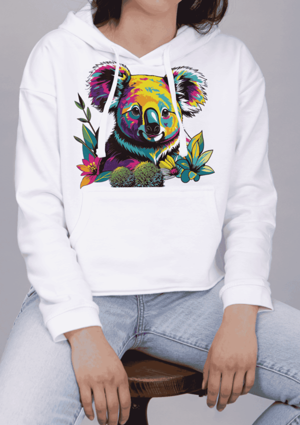 Pop art creation : sweat a capuche koala – Image 4