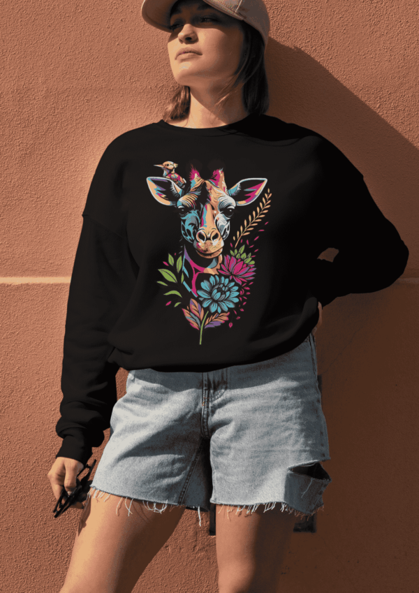 Idée cadeau pop art : pull girafe – Image 2