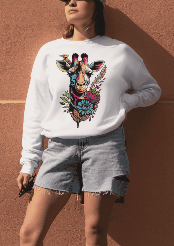 Idée cadeau pop art : pull girafe