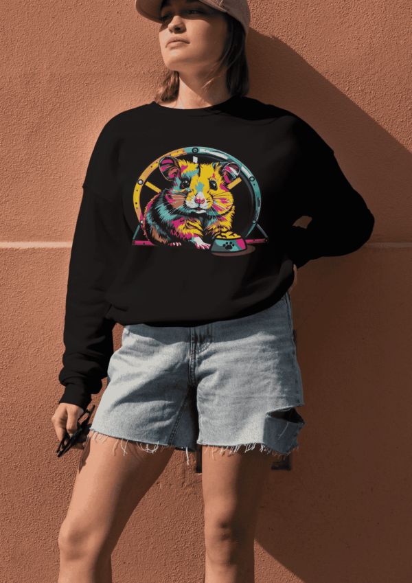 Vêtement pop art : pull hamster – Image 2