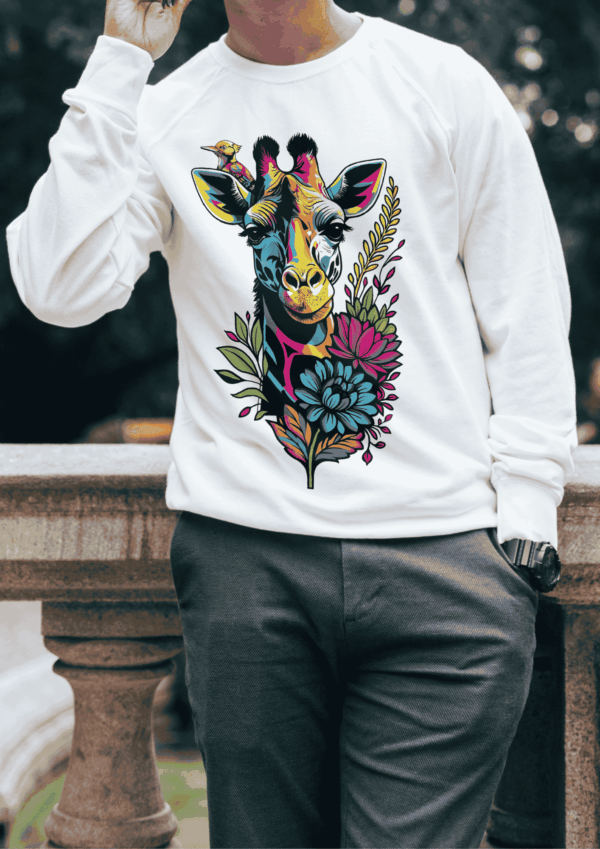 Idée cadeau pop art : pull girafe – Image 3