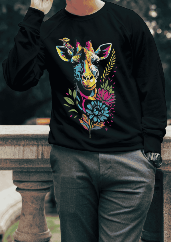 Idée cadeau pop art : pull girafe – Image 4