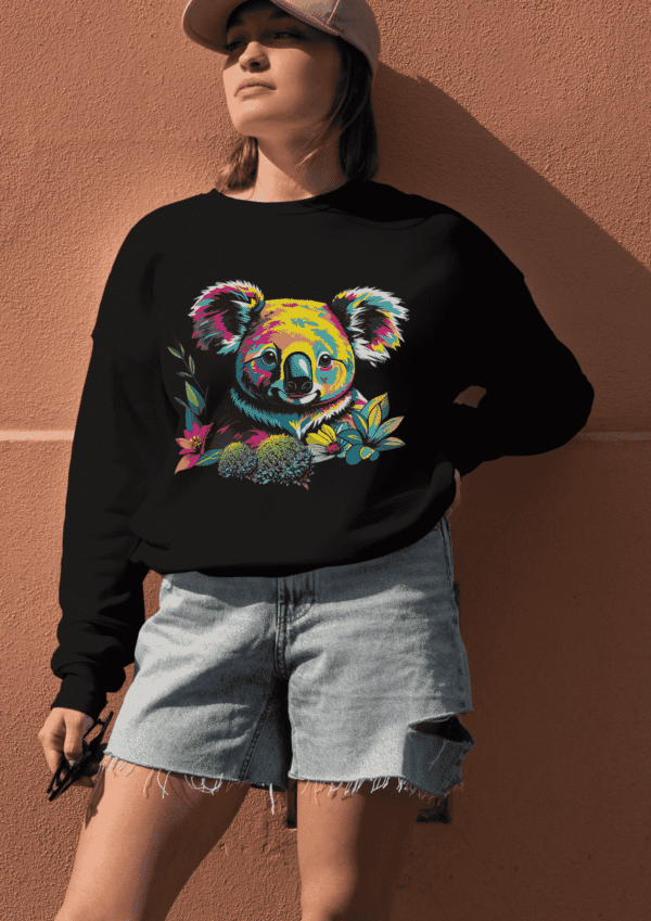 Pop art dessin : pull koala