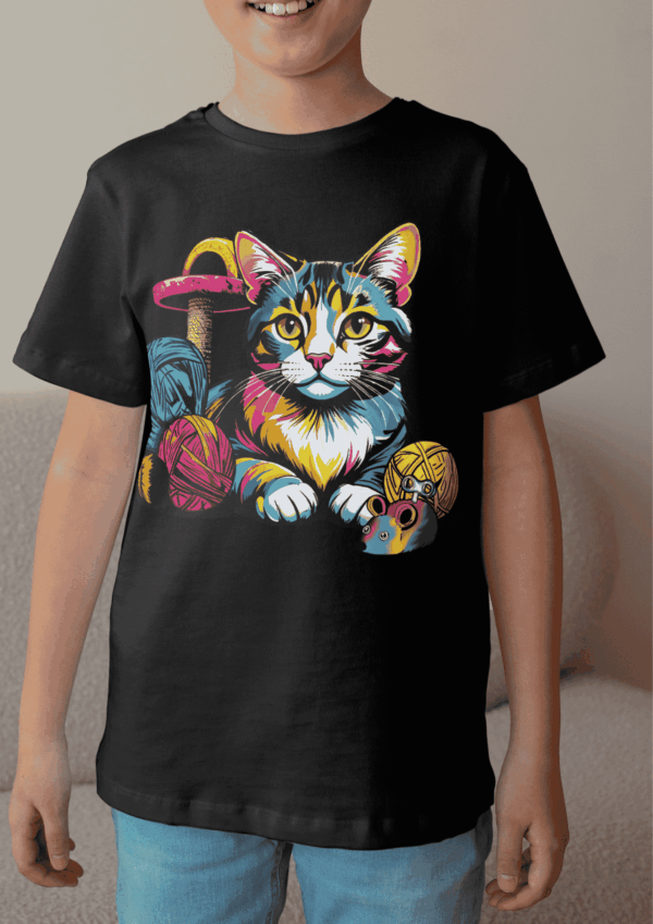 Pop art outfit : t-shirt chat – Image 5