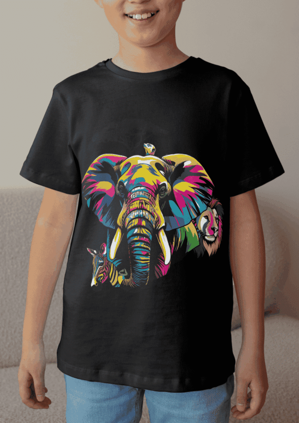 Pop art cadeau : t-shirt savane – Image 5