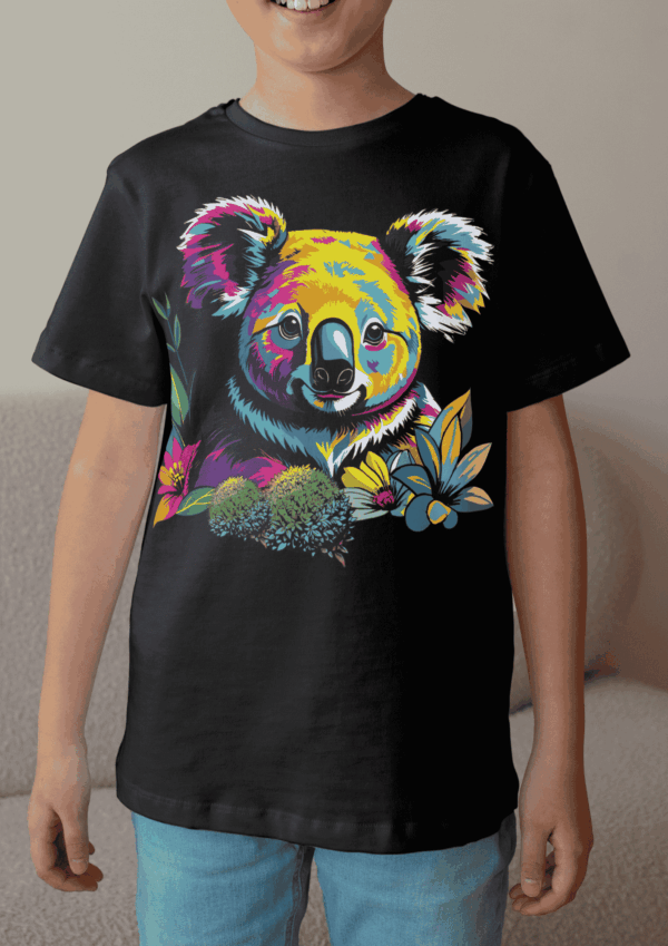 Tee shirt pop art : koala – Image 5