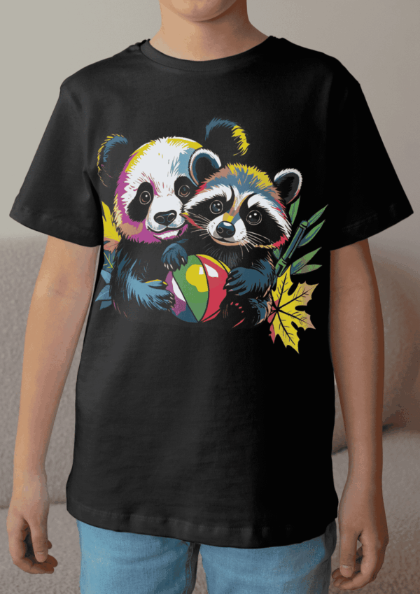 Pop art t shirt : panda – Image 5