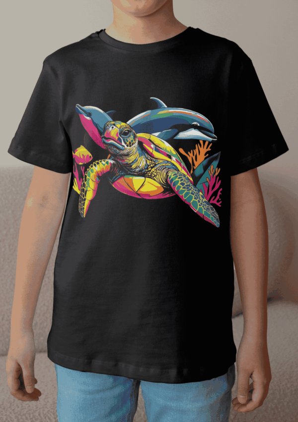 Pop art idée : t-shirt animaux marins – Image 6