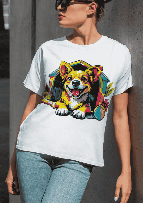 Chien pop art : t-shirt – Image 3