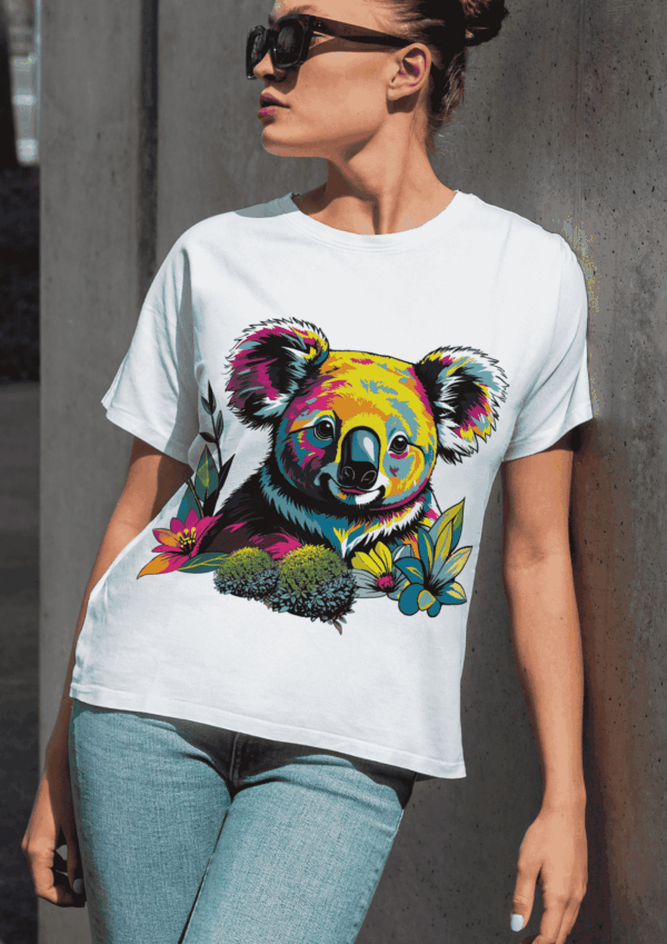 Tee shirt pop art : koala – Image 4