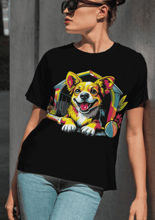Chien pop art : t-shirt – Image 4