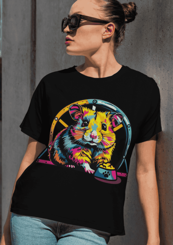Pop art mode : t-shirt hamster – Image 4