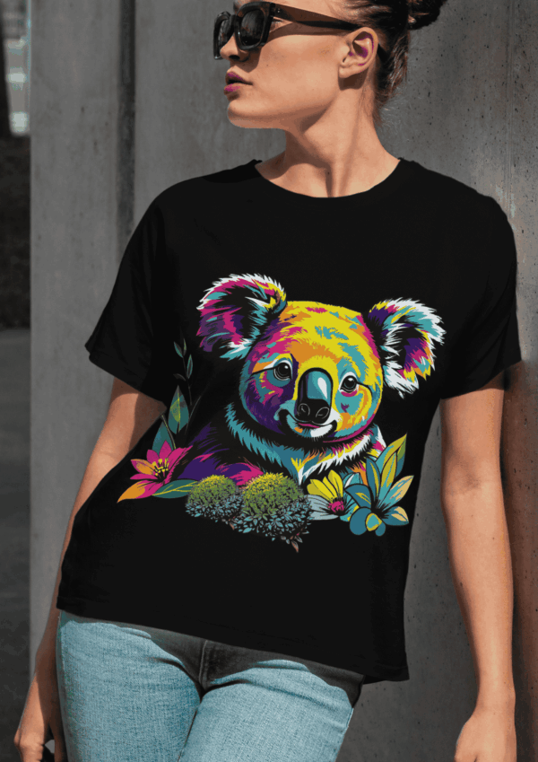 Tee shirt pop art : koala – Image 3