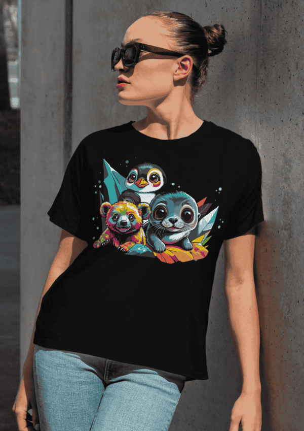 T shirt pop art : animaux polaires – Image 4