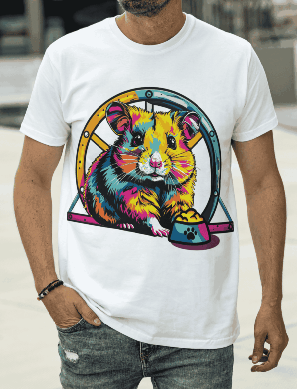 Pop art mode : t-shirt hamster