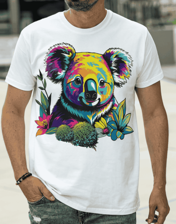 Tee shirt pop art : koala – Image 2