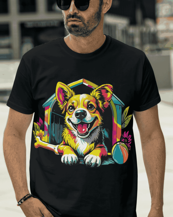 Chien pop art : t-shirt – Image 2