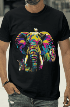 Pop art cadeau : t-shirt savane