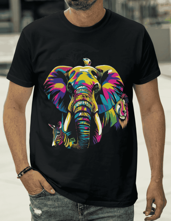 Pop art cadeau : t-shirt savane