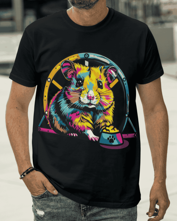 Pop art mode : t-shirt hamster – Image 2