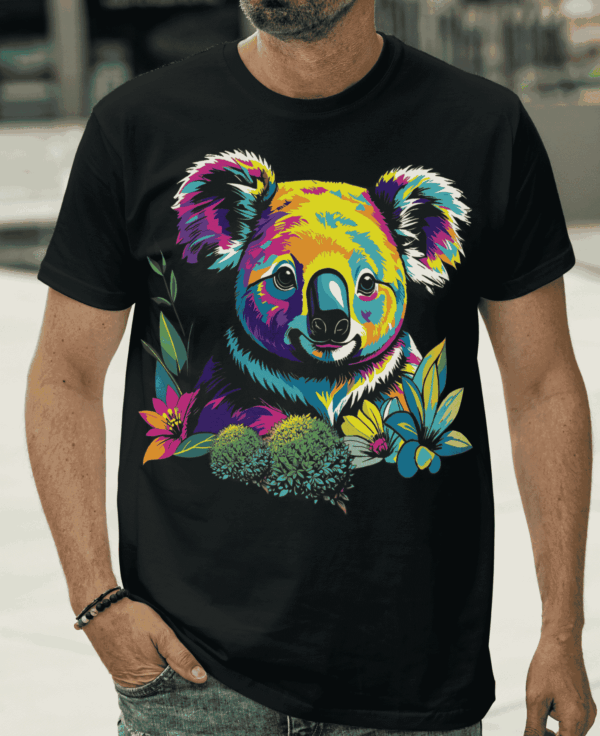 Tee shirt pop art : koala