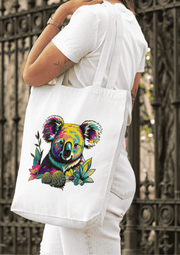 Koala pop art : tote bag – Image 2