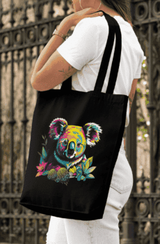 Koala pop art : tote bag