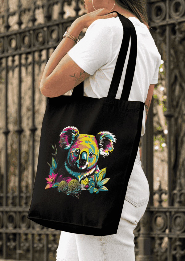 Koala pop art : tote bag