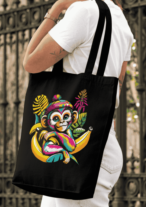 Pop art design : tote bag singe