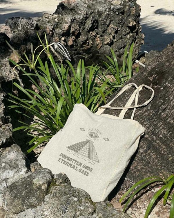 Maya temple : tote bag pyramide – Image 2