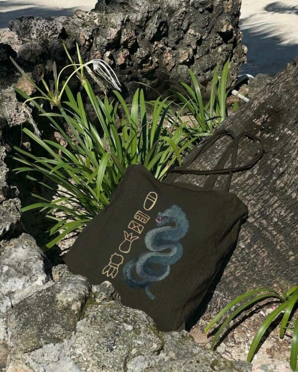 Dragon aztèque : tote bag