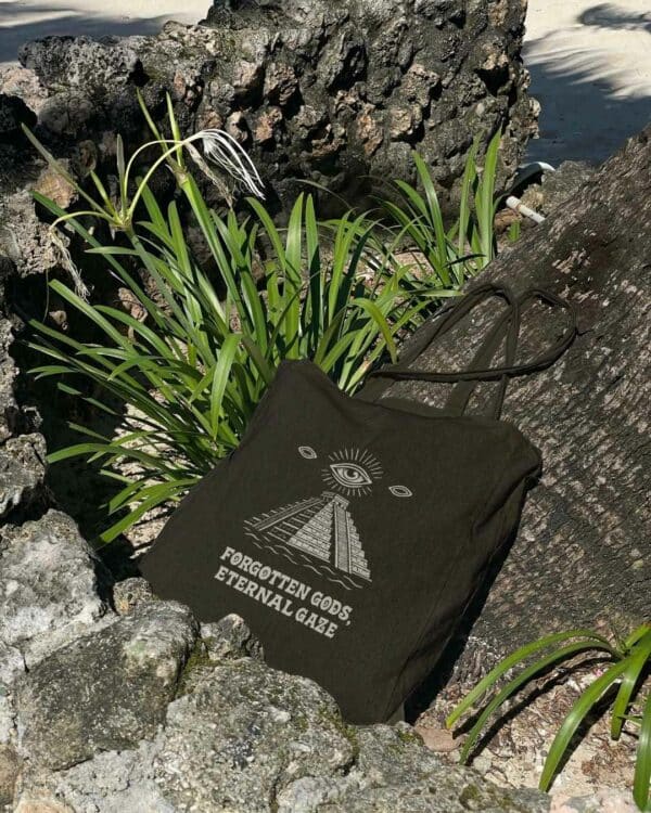 Maya temple : tote bag pyramide